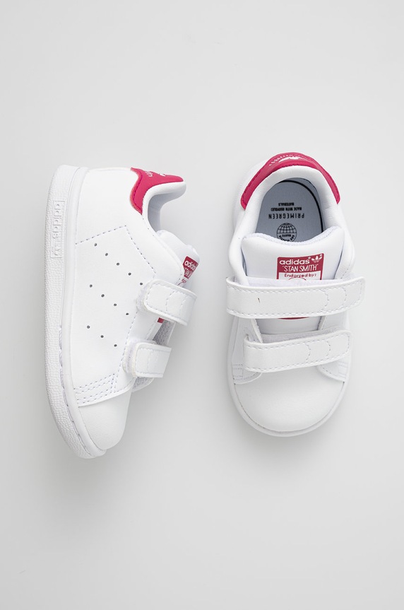 adidas Originals Buty dziecięce Stan Smith CF I FX7538 FX7538 biały