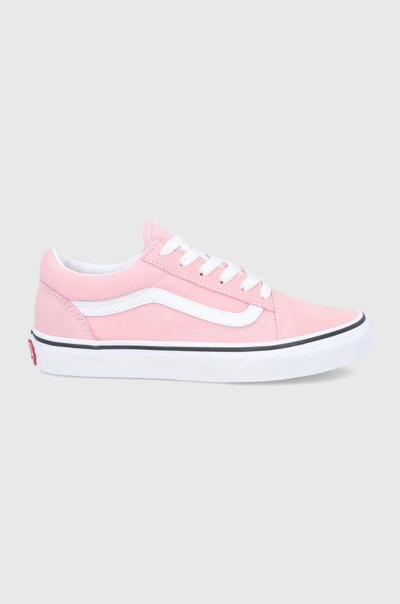 Dětské tenisky Vans semišová kůže růžová VN0A4UHZ9AL1