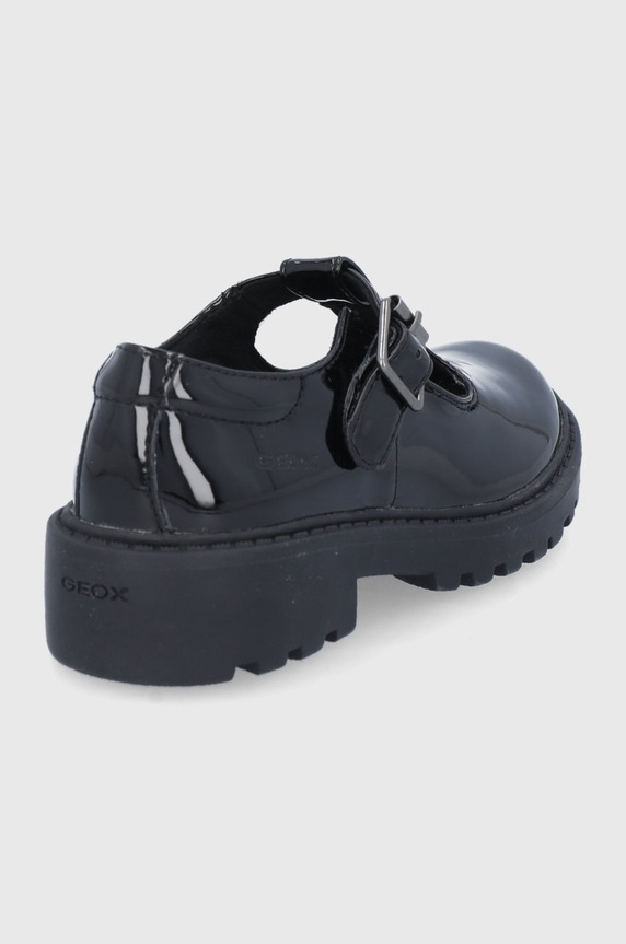 BIMBA Geox scarpe basse in pelle bambini J8420E.000HH.CASE.29.35 nero