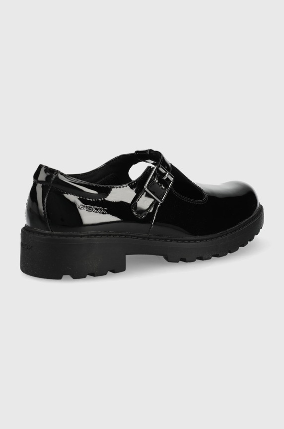 Dječje kožne polucipele Geox J8420E.000HH.CASE.36.37 crna SS25