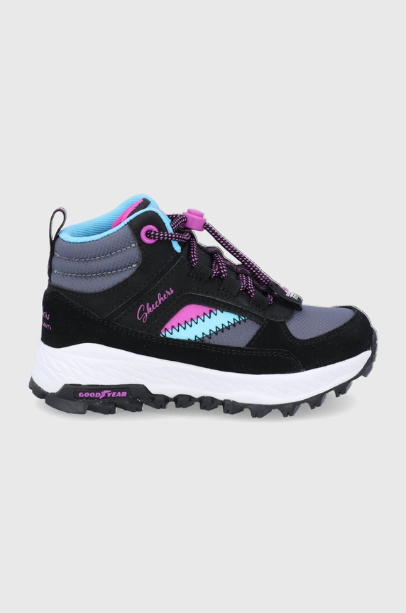 Skechers Buty dziecięce tekstylny czarny 302949L