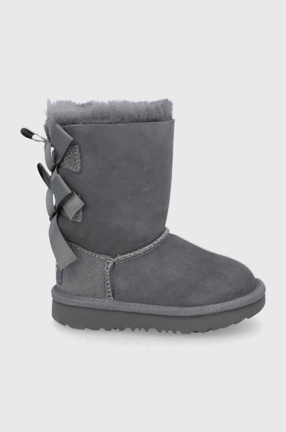 UGG gyerek hócipő velúrból velúr bőr szürke 1017394T.GREY