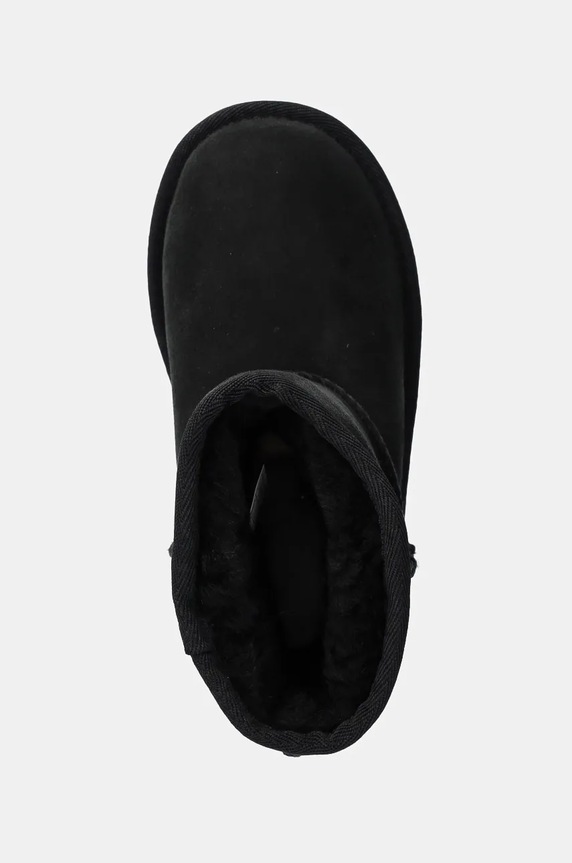 UGG Śniegowce zamszowe dziecięce T CLASSIC II czarny 1017703T.BLK