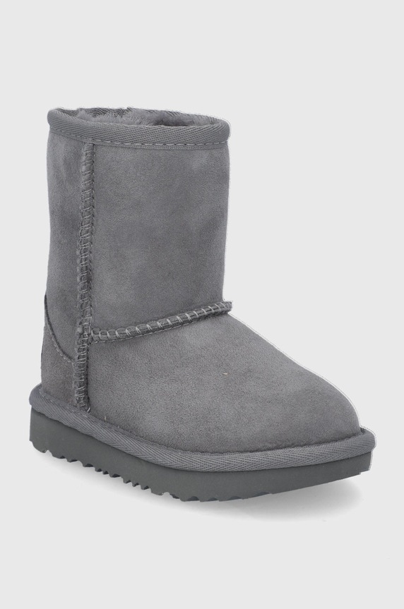 UGG Śniegowce zamszowe dziecięce Classic II 1017703T.GREY szary AW21