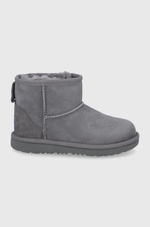 Μπότες σουέτ για παιδιά UGG χωρίς φερμουάρ γκρί 1017715K.GREY
