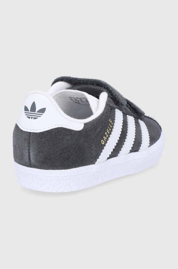 CHLAPEC Dětské semišové boty adidas Originals CQ3140 CQ3140 šedá