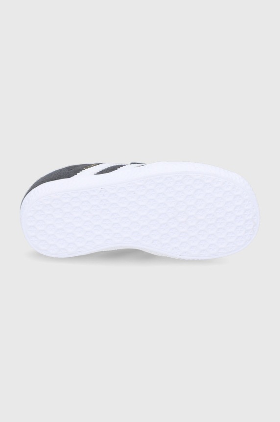 Dětské semišové boty adidas Originals CQ3140 CQ3140 šedá