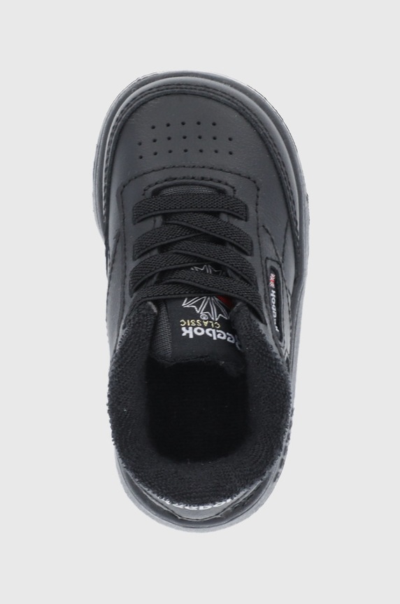 Reebok Classic Buty skórzane dziecięce Club C FZ2096 czarny FZ2096