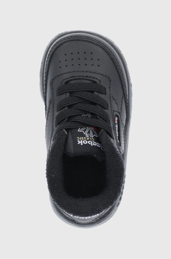 Reebok Classic Buty skórzane dziecięce Club C FZ2096 czarny FZ2096