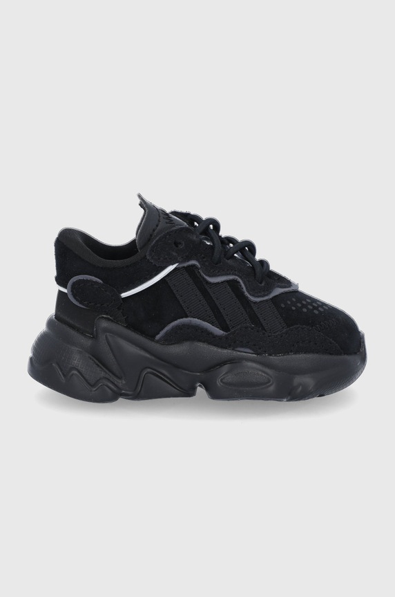 adidas Originals Buty dziecięce EF6300 imitacja skóry licowej czarny EF6300