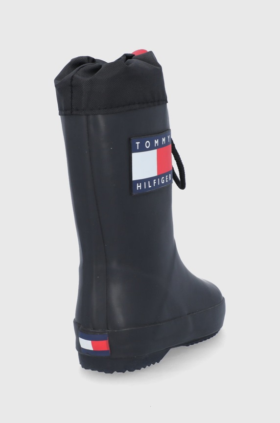 Chłopiec Tommy Hilfiger Kalosze dziecięce T3X6.30766.24.34.Black czarny