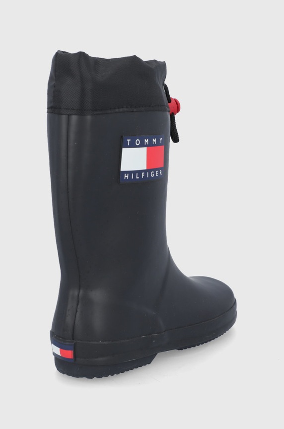 Chłopiec Tommy Hilfiger Kalosze dziecięce T3X6.30766.35.39.Black czarny