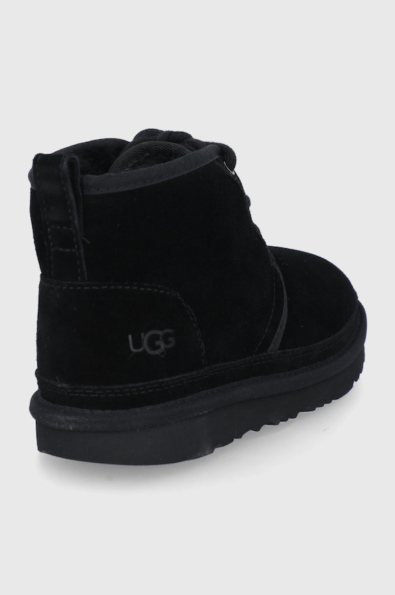 Chłopiec UGG Śniegowce zamszowe dziecięce K NEUMEL II 1017320K.BLK czarny
