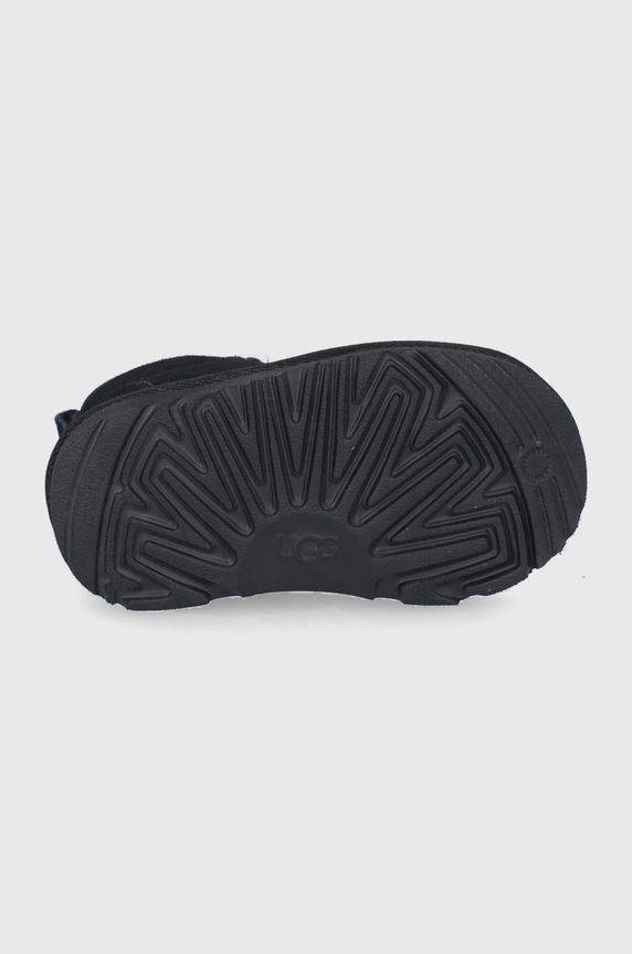 Dječje čizme za snijeg od brušene kože UGG 1017320T.BLK crna