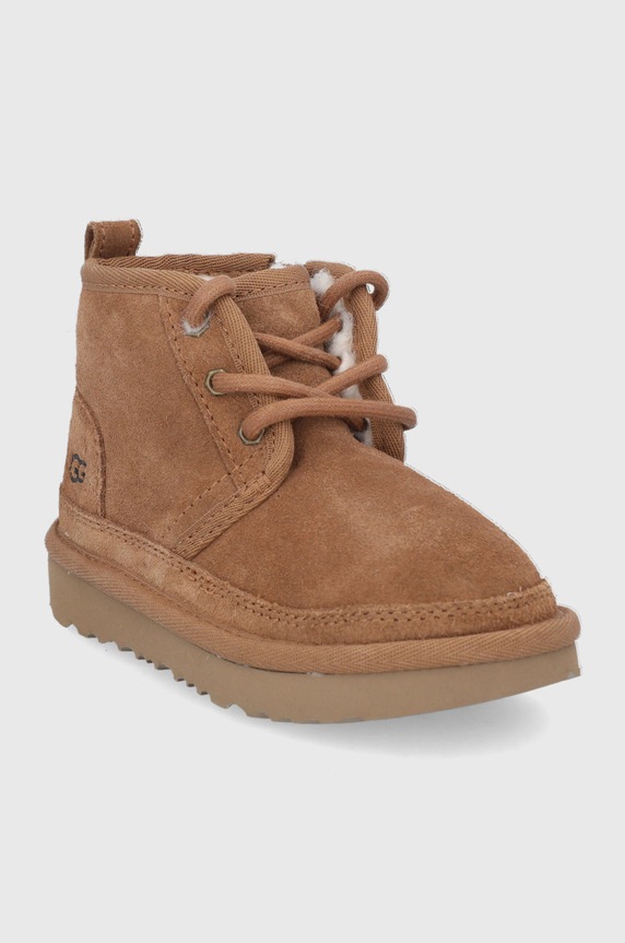 Dječje cipele za snijeg od brušene kože UGG 1017320T.CHE smeđa AW25