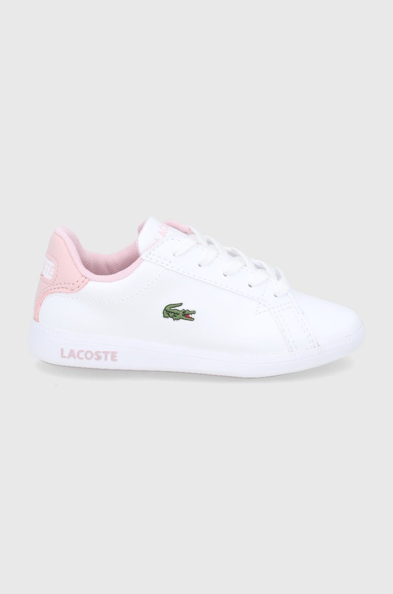 Lacoste Buty dziecięce 41SUC0006.1Y9 imitacja skóry licowej biały 41SUC0006.1Y9