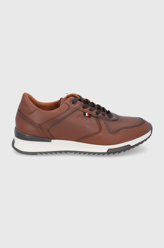 Tommy Hilfiger Buty skórzane brązowy FM0FM03731