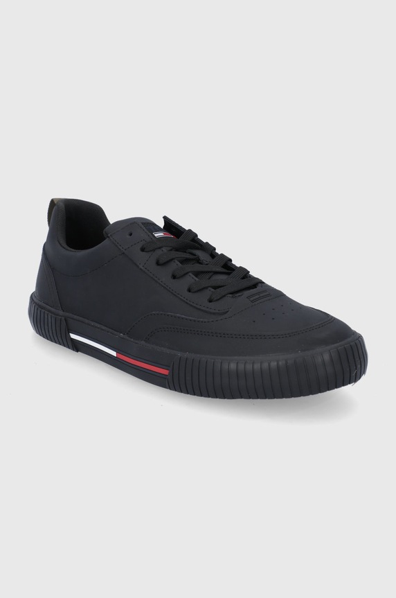 Tommy Jeans Buty skórzane EM0EM00806.BDS EM0EM00806.BDS czarny AW21