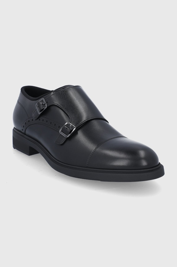 BOSS Półbuty skórzane 50460265.001 50460265.001 czarny AW21