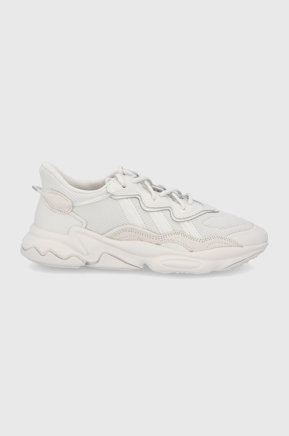 Παπούτσια adidas Originals OZWEEGO υφασμάτινο μπεζ FX6029