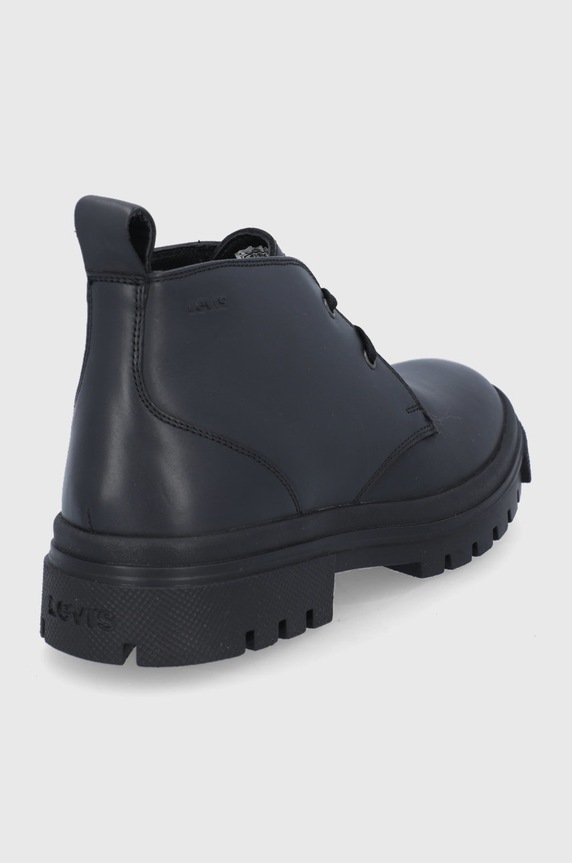 Obuwie Levi's Buty skórzane D5389.0001 czarny