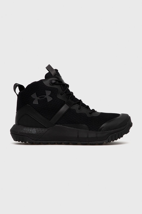 Under Armour Buty UA Micro G Valsetz Zip Mid 3023747 syntetyczny czarny 3023747