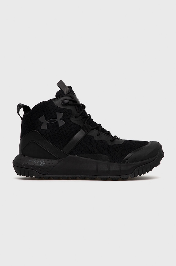 Under Armour Buty UA Micro G Valsetz Zip Mid 3023747 syntetyczny czarny 3023747