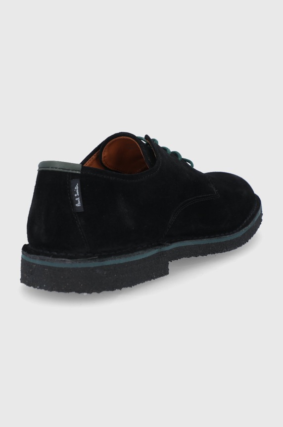 Obuwie PS Paul Smith Półbuty zamszowe M2S.RIV03.GSUE czarny
