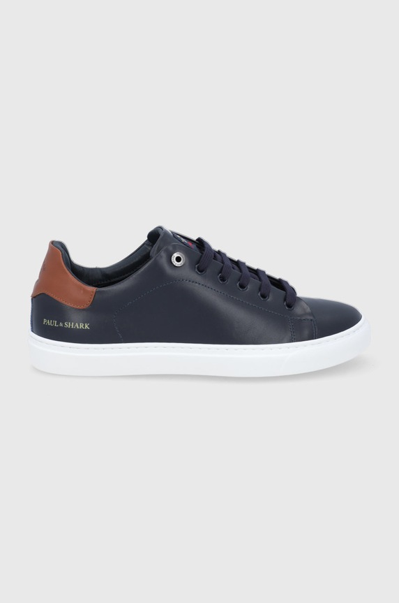 Paul&Shark Buty skórzane granatowy 11318018.BLUE