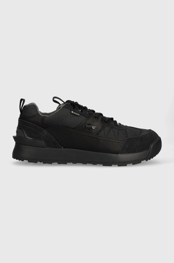 Lacoste sneakersy 42CMA0004 02H skóra zamszowa czarny 42CMA0004.02H