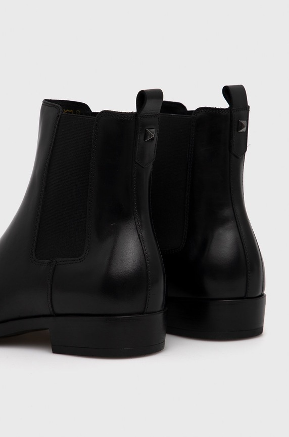 Obuwie Karl Lagerfeld Sztyblety skórzane KL12250.Black.Lthr KL12250.Black.Lthr czarny