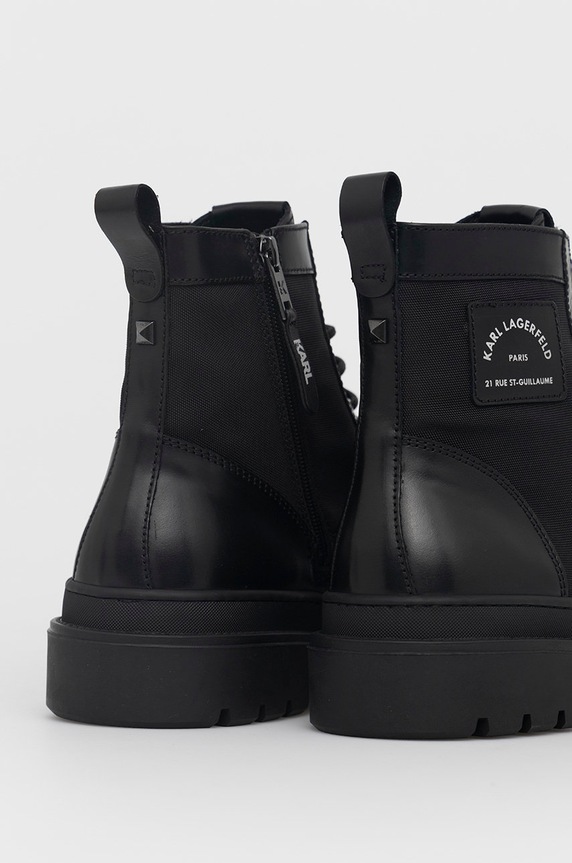 Παπούτσια Παπούτσια Karl LagerfeldOUTLAND KL11250.Black.Lthr μαύρο