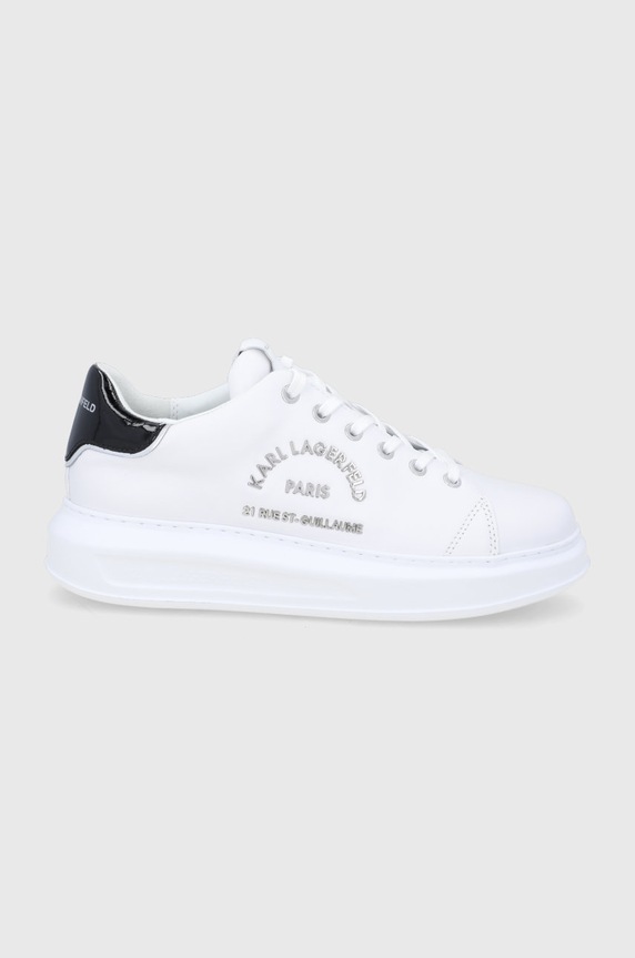 Karl Lagerfeld Buty skórzane KAPRI MENS biały KL52539.011