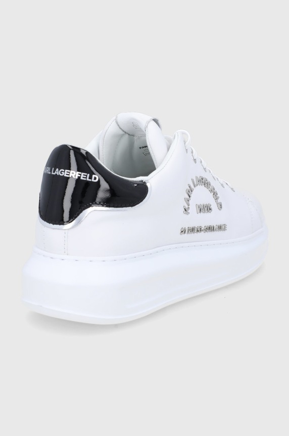 Obuwie Karl Lagerfeld Buty skórzane KAPRI MENS KL52539.011 biały