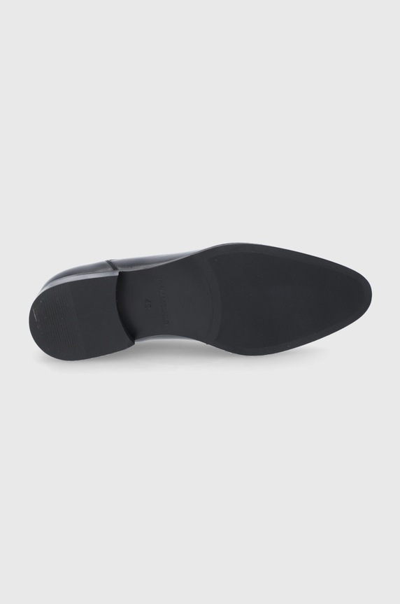 Kožené polobotky Karl Lagerfeld KL12270.Black.Lthr černá