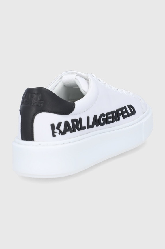 Cipők Karl Lagerfeld bőr cipő KL52225.010 fehér