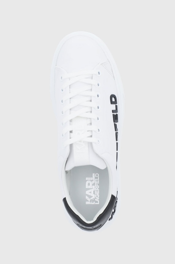 Karl Lagerfeld bőr cipő fehér KL52225.010