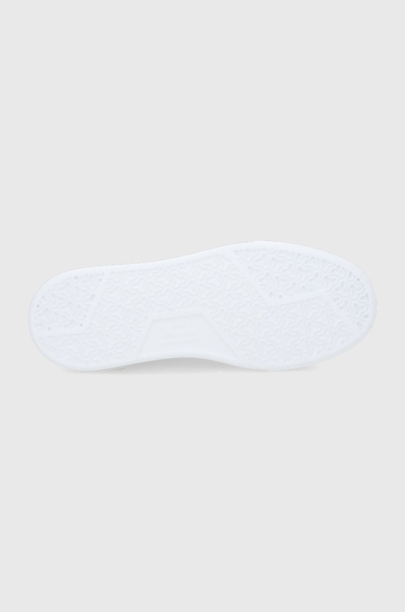 Karl Lagerfeld bőr cipő KL52225.010 fehér
