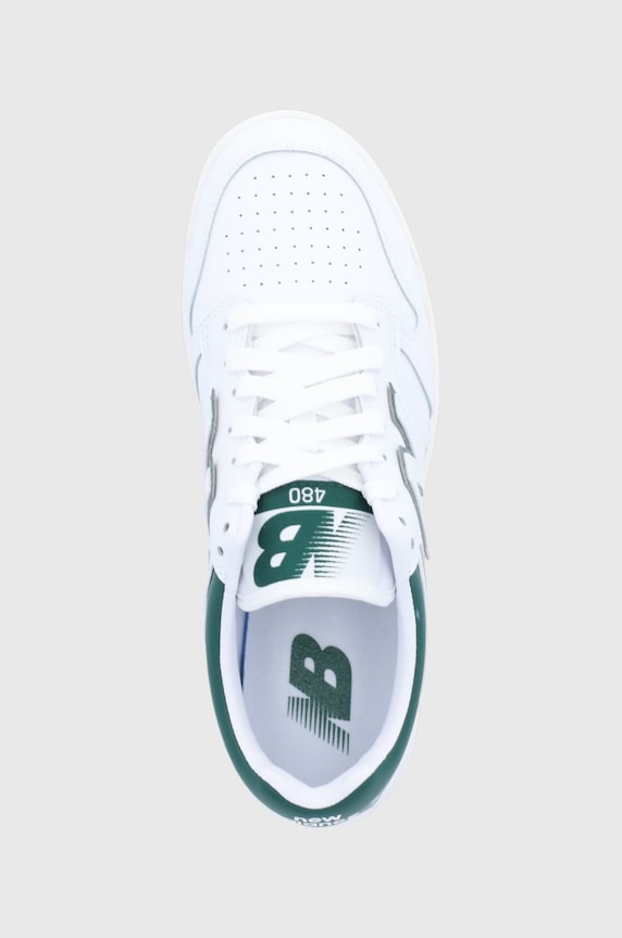 New Balance Buty skórzane 480 biały BB480LGT