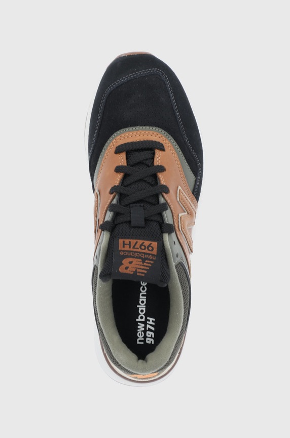 New Balance Buty skórzane CM997HWD brązowy CM997HWD