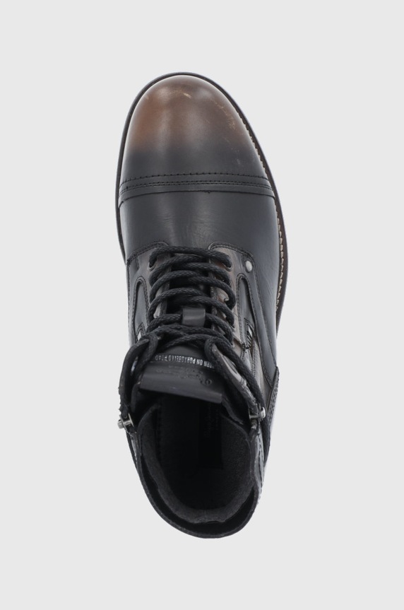 Pepe Jeans Buty skórzane czarny PMS50207