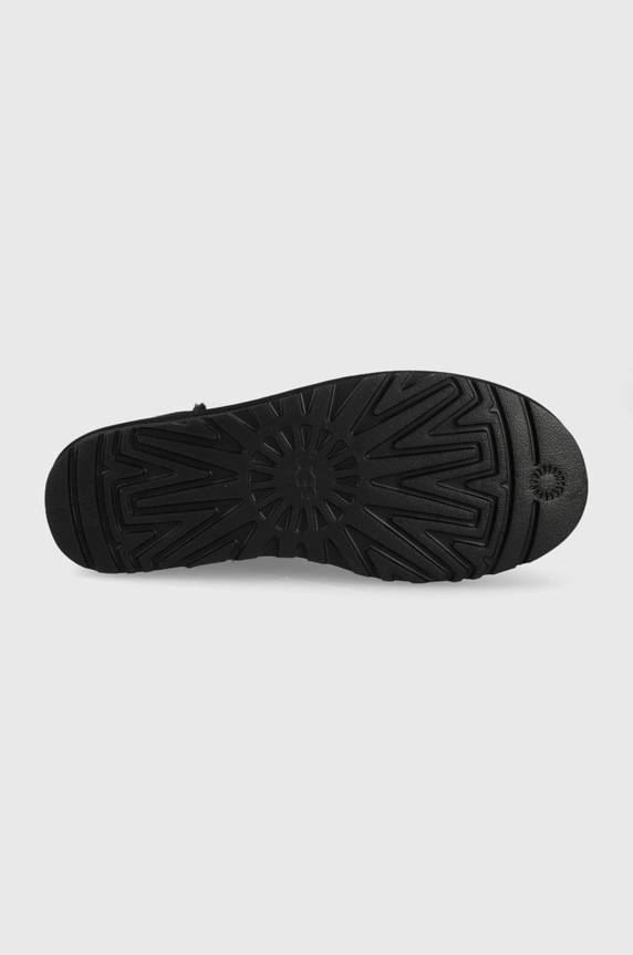 UGG śniegowce zamszowe Classic Mini 1002072.BLK czarny