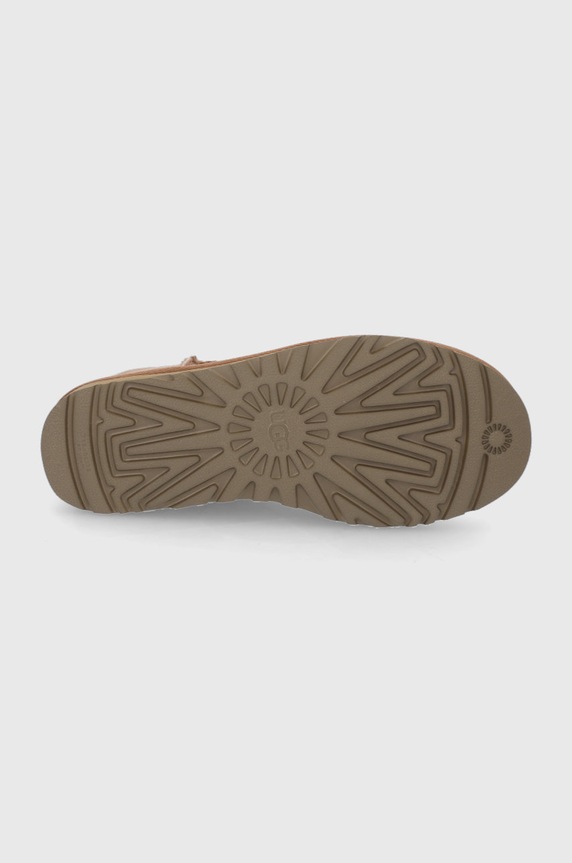 čizme za snijeg od brušene kože UGG Classic Mini 1002072.CHE smeđa