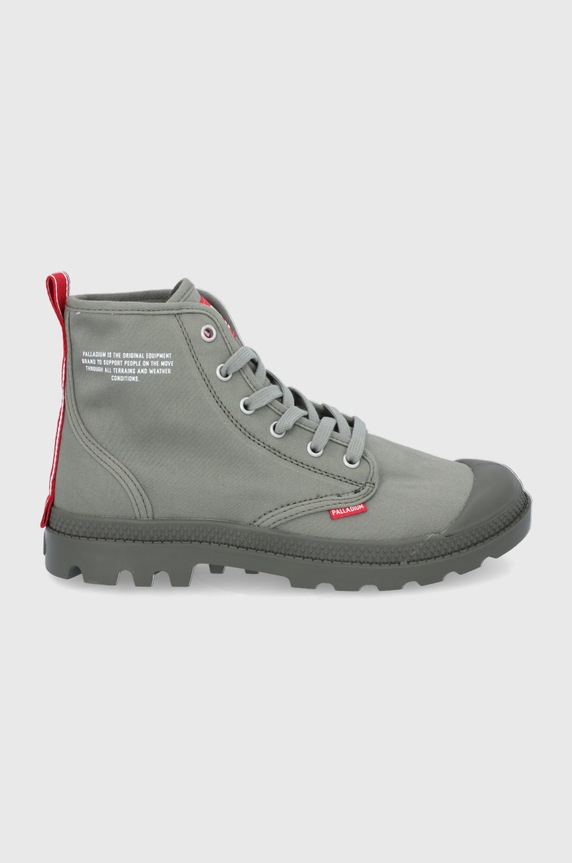 Palladium Trampki płaska zielony 76258.325.M