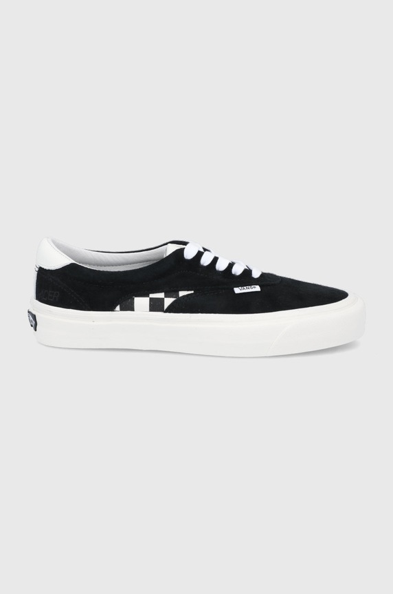 Vans Tenisówki skórzane płaska czarny VN0A4UWY17R1