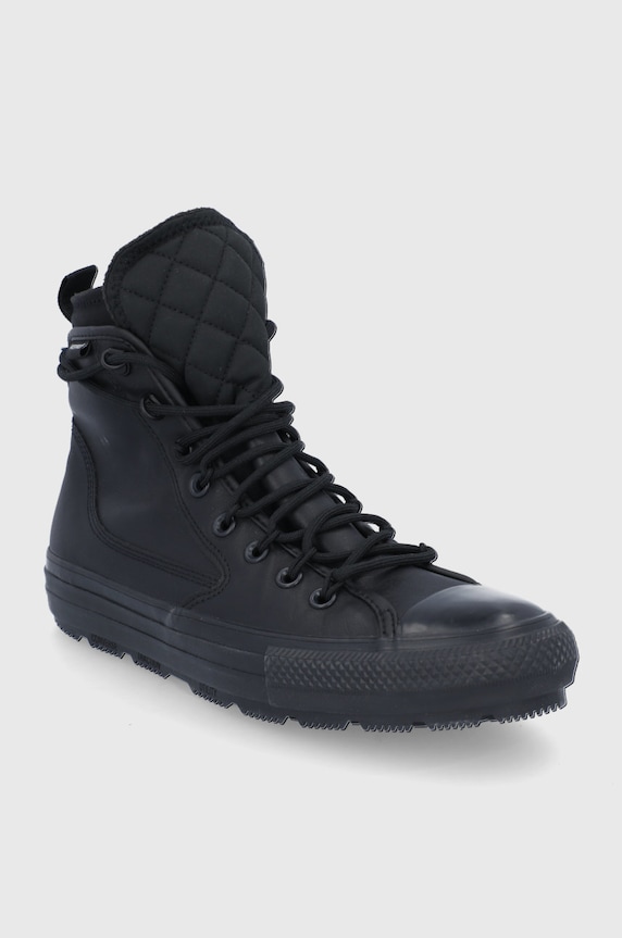 Kožené kecky Converse Chuck Taylor All Star Terrain High Top 168864C.BLACK černá AW23