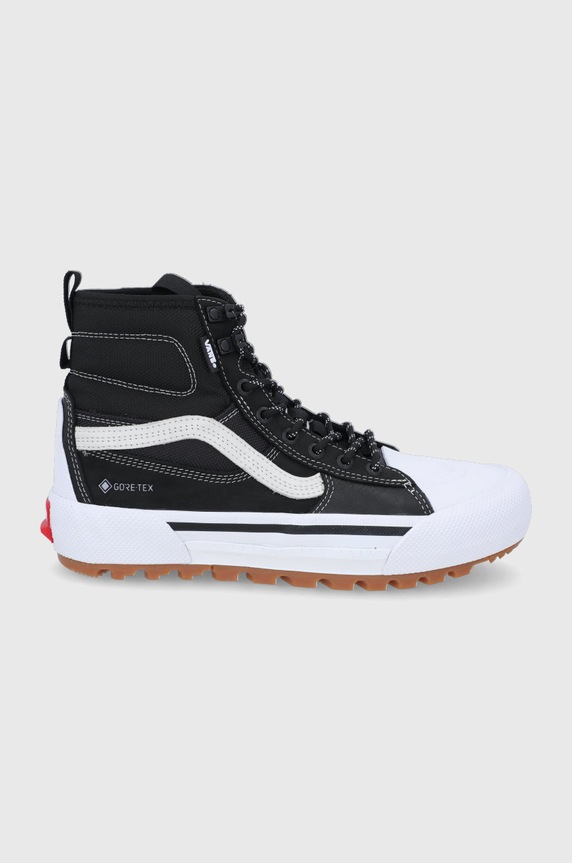 Πάνινα παπούτσια Vans UA SK8-Hi Gore-Tex δέρμα σαμουά μαύρο VN0A5I111KP1