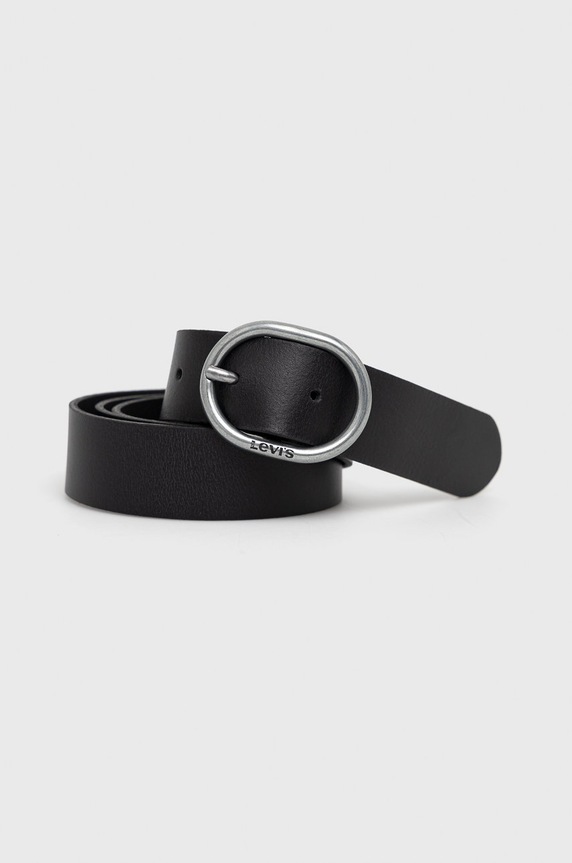 Kožni remen Levi's crna 37460.0092