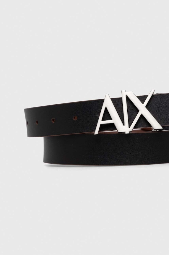 Armani Exchange curea de piele 951017.CC505 maro AA00