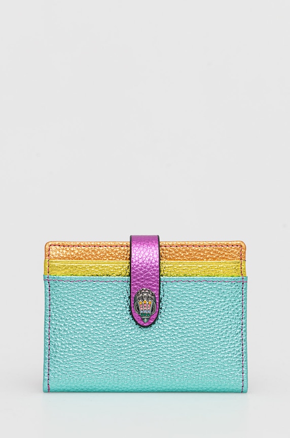 Kožni etui za kartice Kurt Geiger London zrnata koža šarena 8476469109